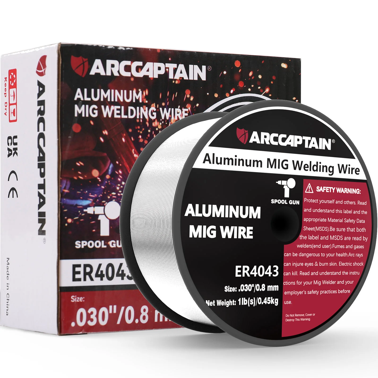 ARCCAPTAIN ER4043 Aluminum Welding Wire 1 Pound Aluminum MIG Wire - Image 10