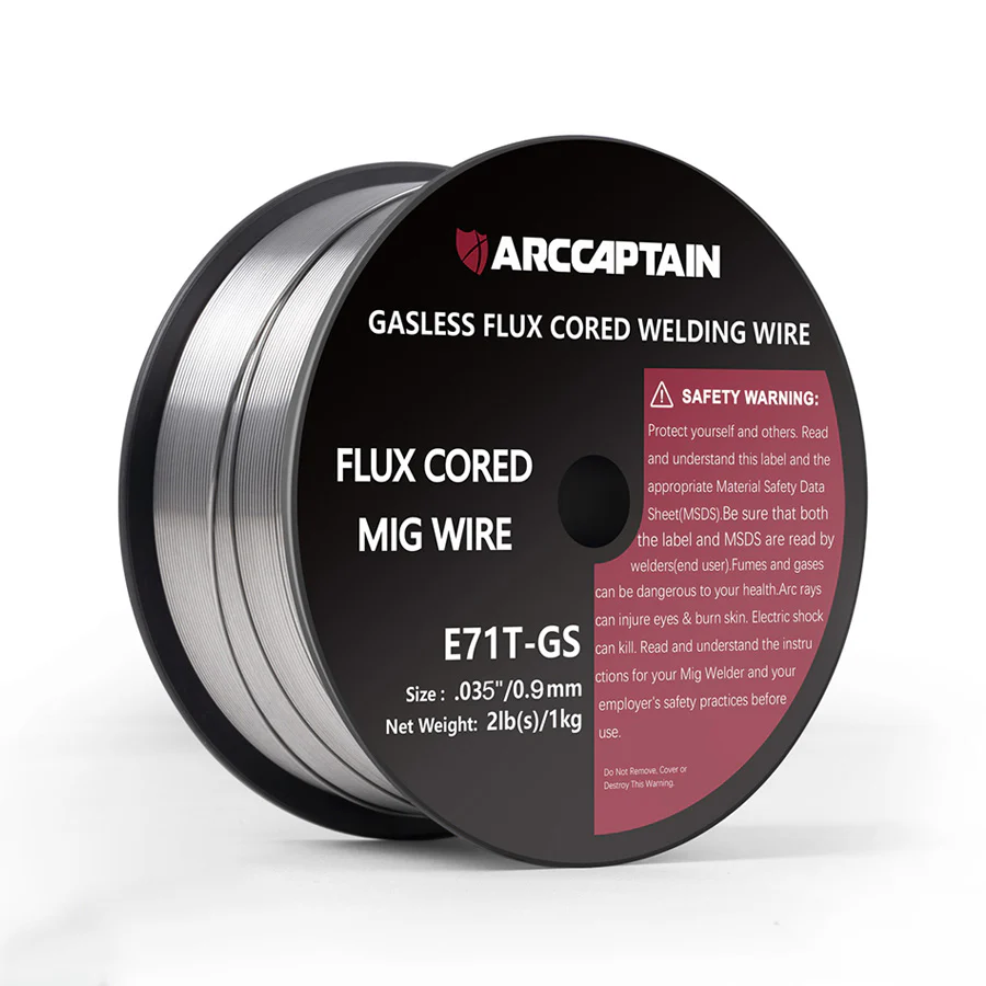 Arccaptain ‎E71T-GS Flux Core Wire 2 Lbs Spool Gasless Carbon Steel Mig Wire - Image 10