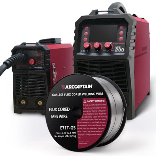 Arccaptain ‎E71T-GS Flux Core Wire 2 Lbs Spool Gasless Carbon Steel Mig Wire - Image 9