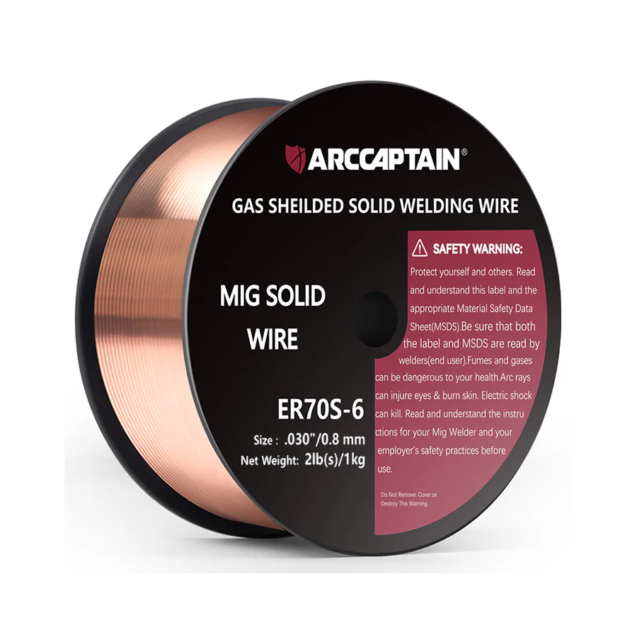 Arccaptain 2 Lbs ER70S-6 MIG Welding Wire Gas Solid Wire - Image 10