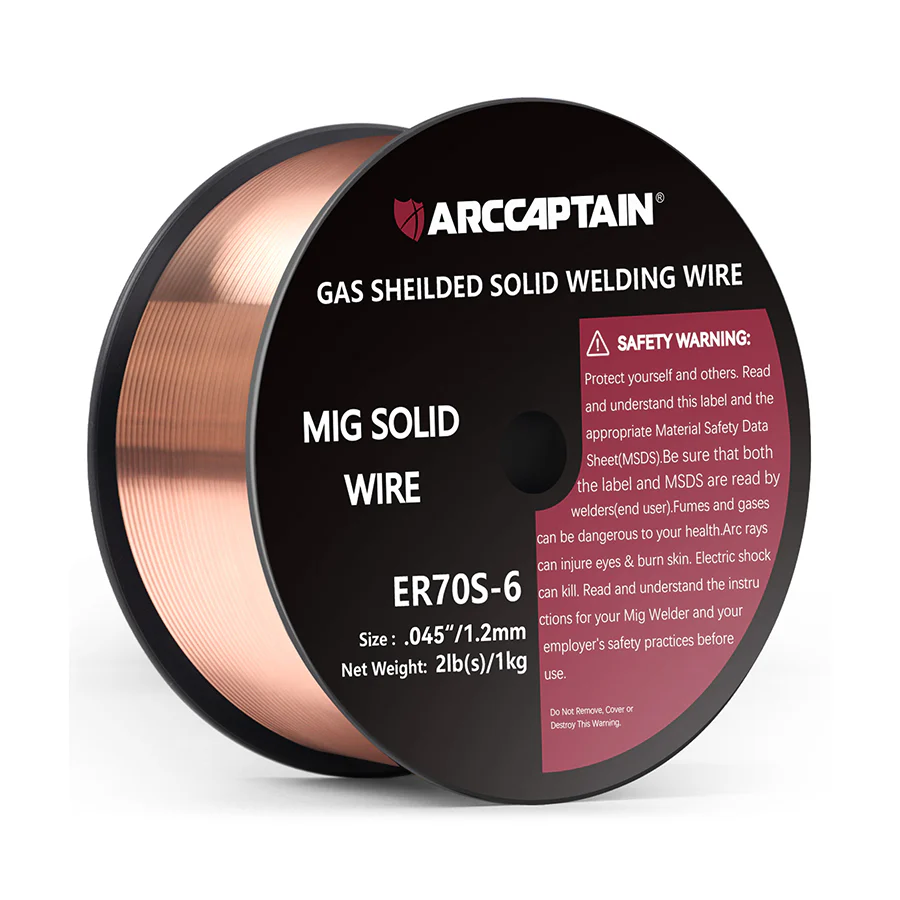 Arccaptain 2 Lbs ER70S-6 MIG Welding Wire Gas Solid Wire - Image 12