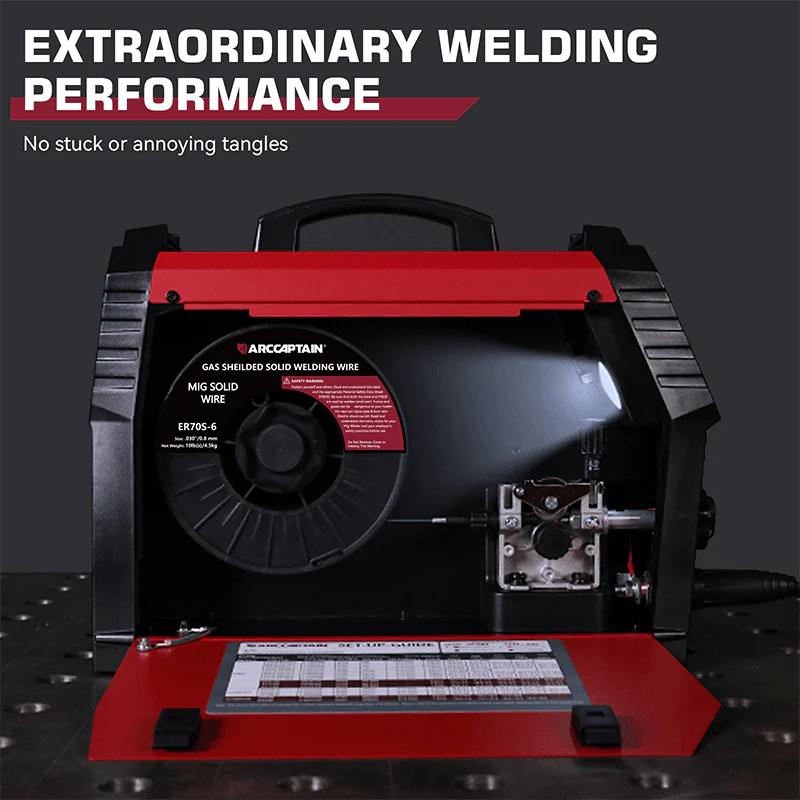 Arccaptain ER70S-6 Welding Wire 10 Lbs Low Splatter Mig Wire - Image 6