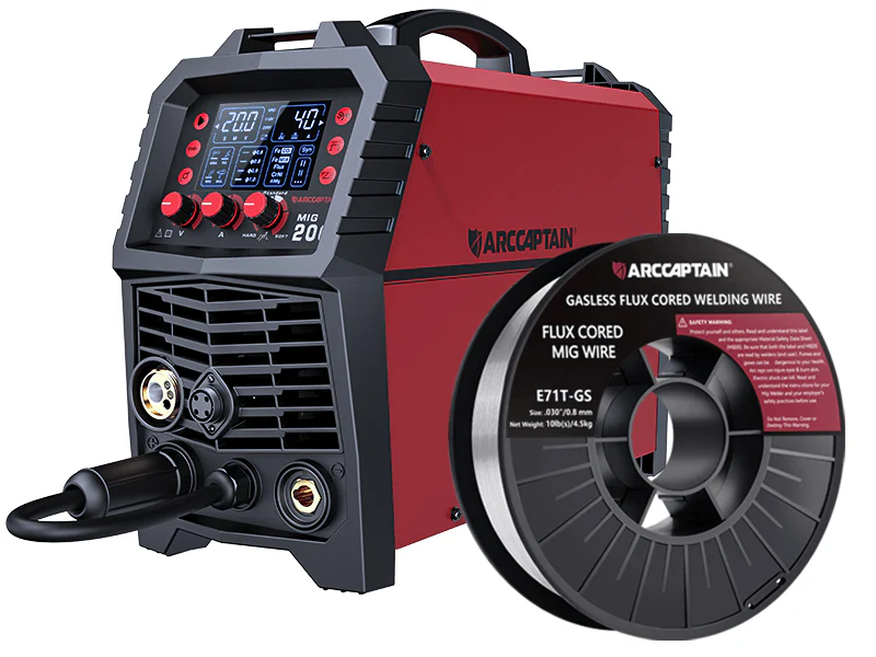 ARCCAPTAIN E71T-GS 10 Lbs Flux Core Welding Wire Non-GAS Mild Carbon Steel Welding Wire - Image 9