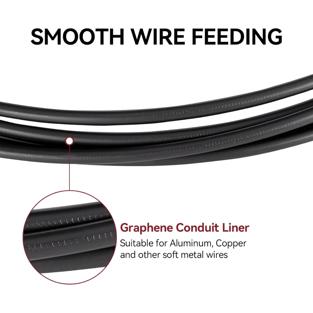 Arccaptain 15FT Graphene Welding Liner For MB15 MIG Gun Spool Gun MIG200 - Image 4