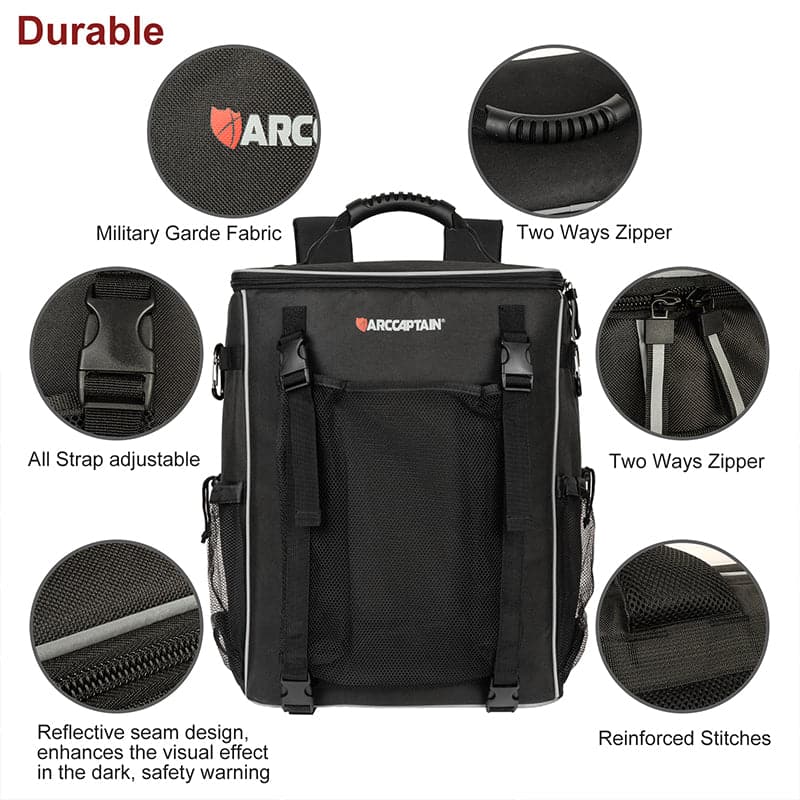 ARCCAPTAIN Welding Backpack Tool Bag Large Capacity Ultra Light Welding Helmet Backpack - Image 5