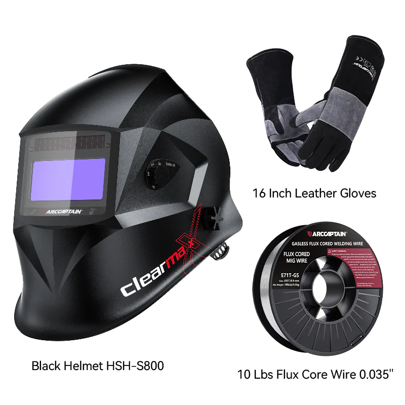 Digital Auto Darkening Welding Helmet Black ClearLite X100 - Image 8