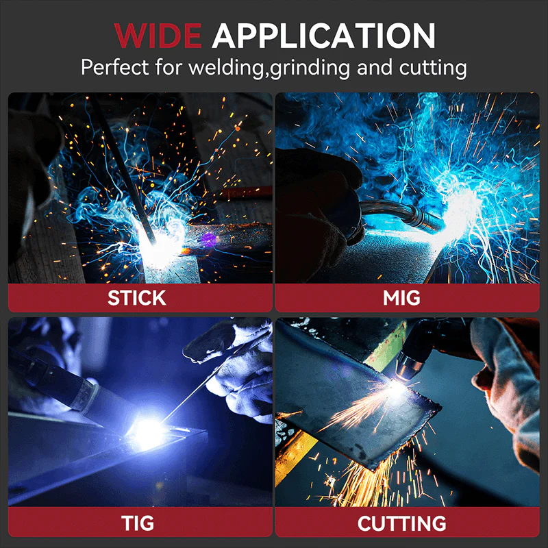 Panoramic Auto Darkening Welding Helmet Black Hyperview X400 - Image 4