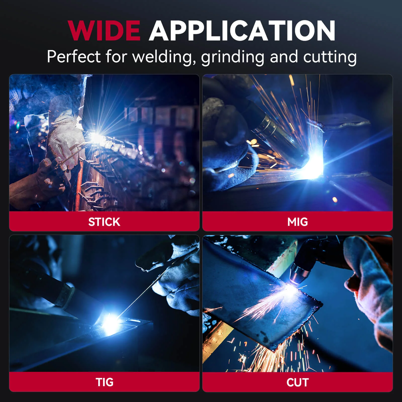 Auto Dark True Color Welding Helmet with LED Light CozyCraft X200 - Image 13