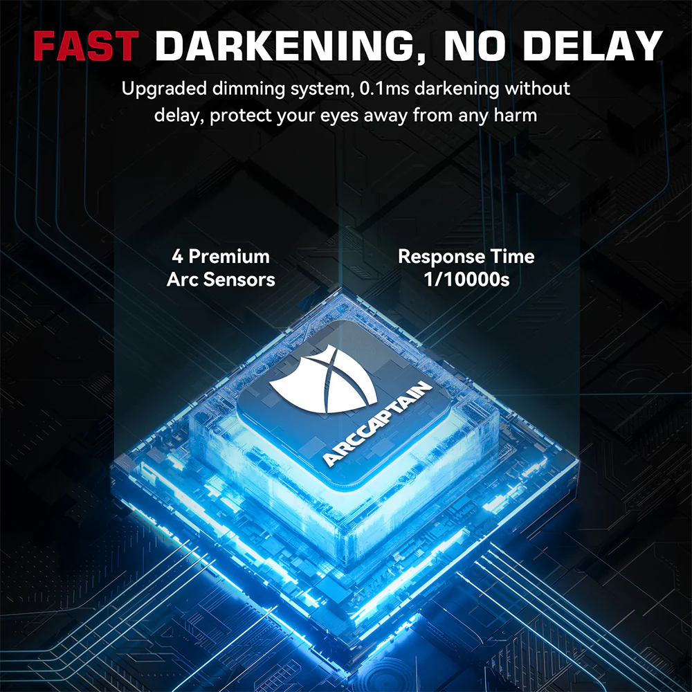 Solar Automatic Welding Helmet Alien Hunter VisionMax X200 - Image 3