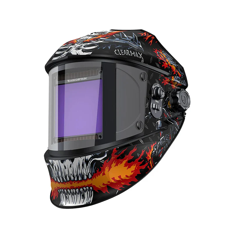 Large View 3.94” x 3.66” Welding Helmet True Color EXSpace X200 - Image 5