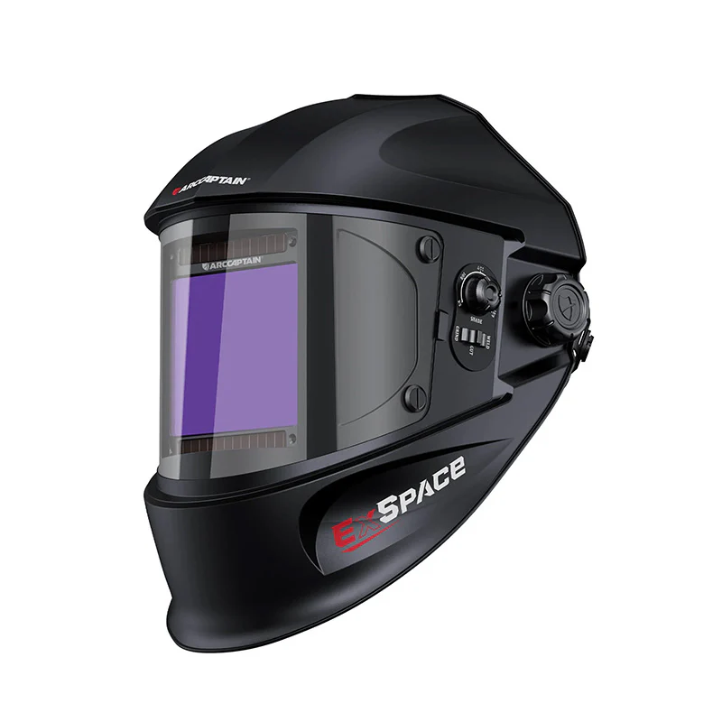 Large View 3.94” x 3.66” Welding Helmet True Color EXSpace X200 - Image 6