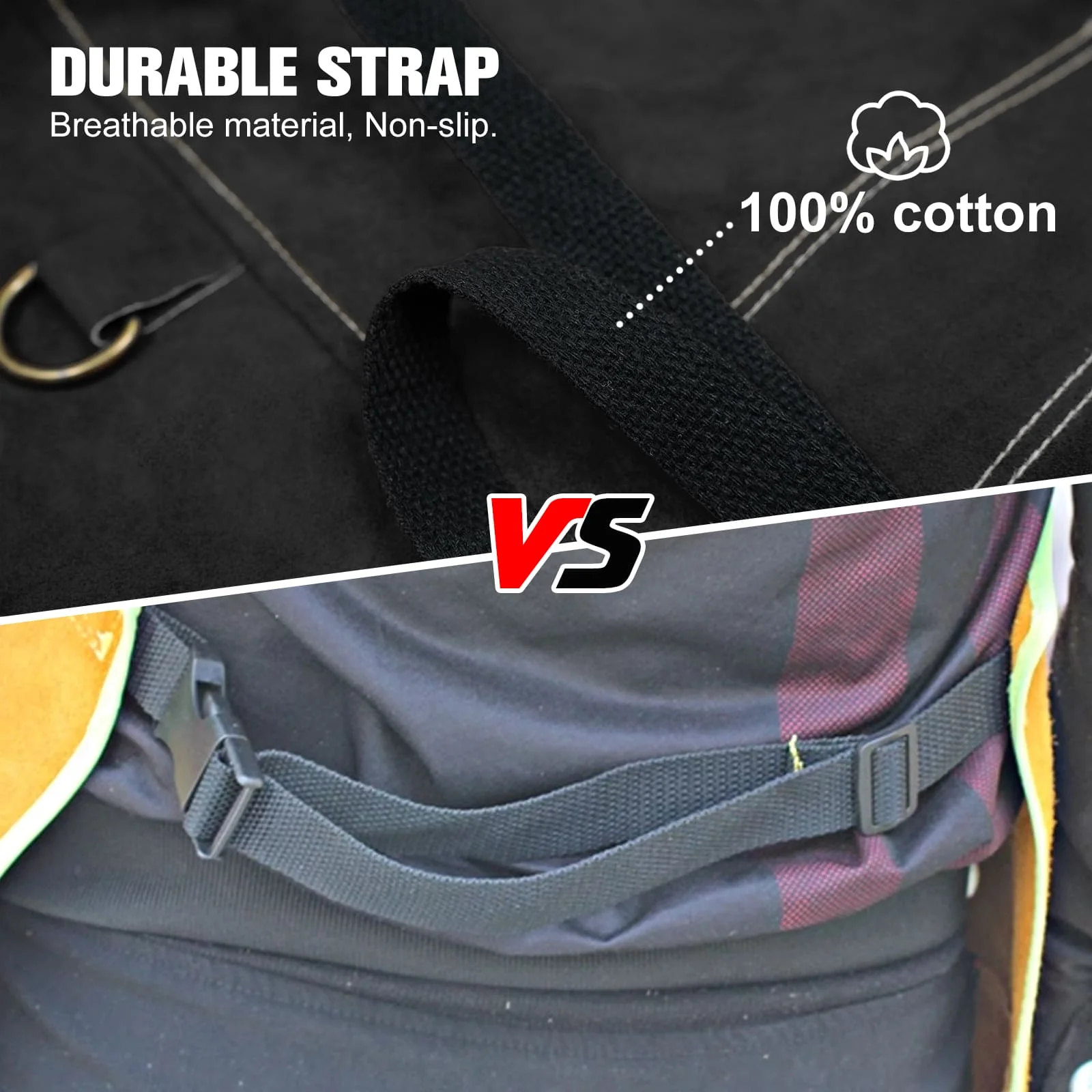 Arccaptain Leather Welding Apron Heat Flame Resistant Apron for Welding - Image 5