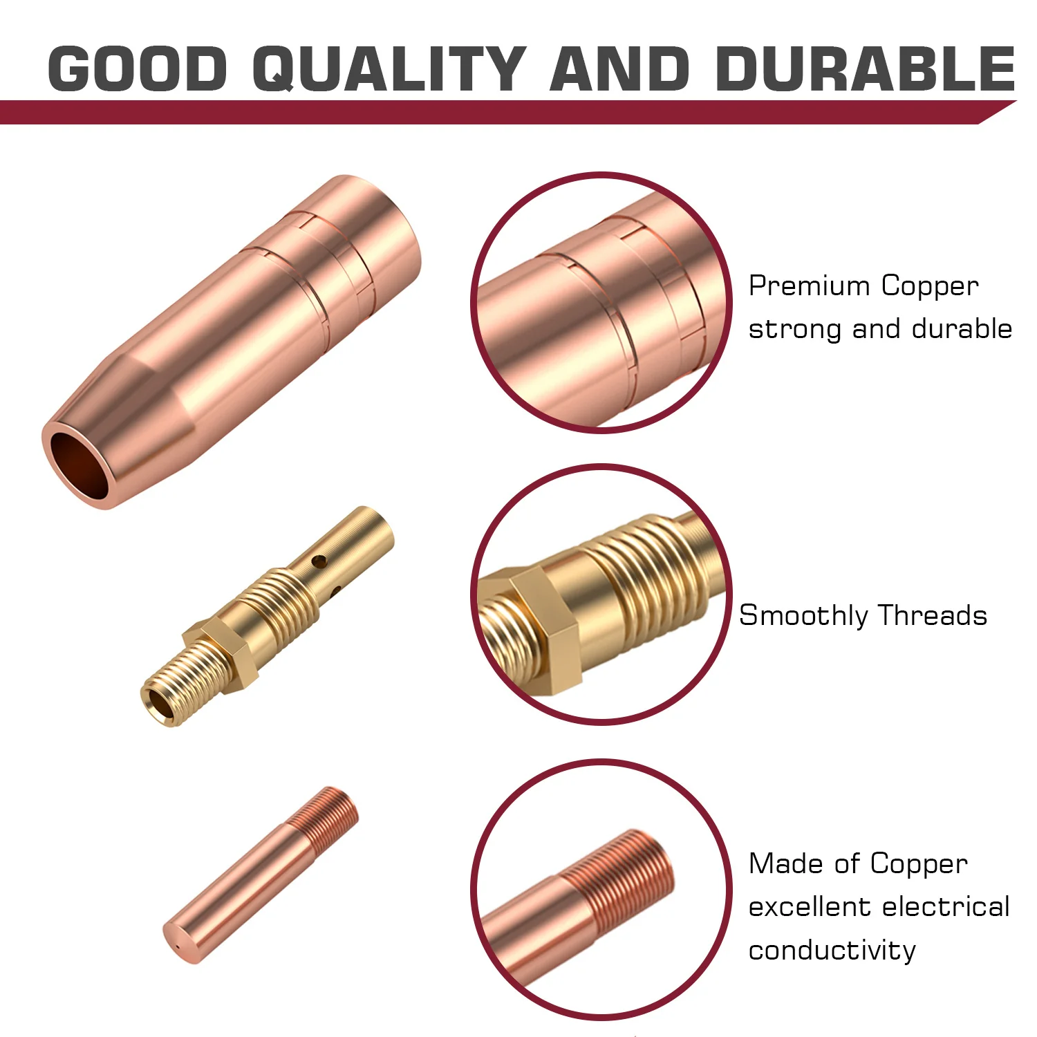 Lincoln Magnum 100L Welder Part MIG Welding Gun Consumables Kit - Image 5