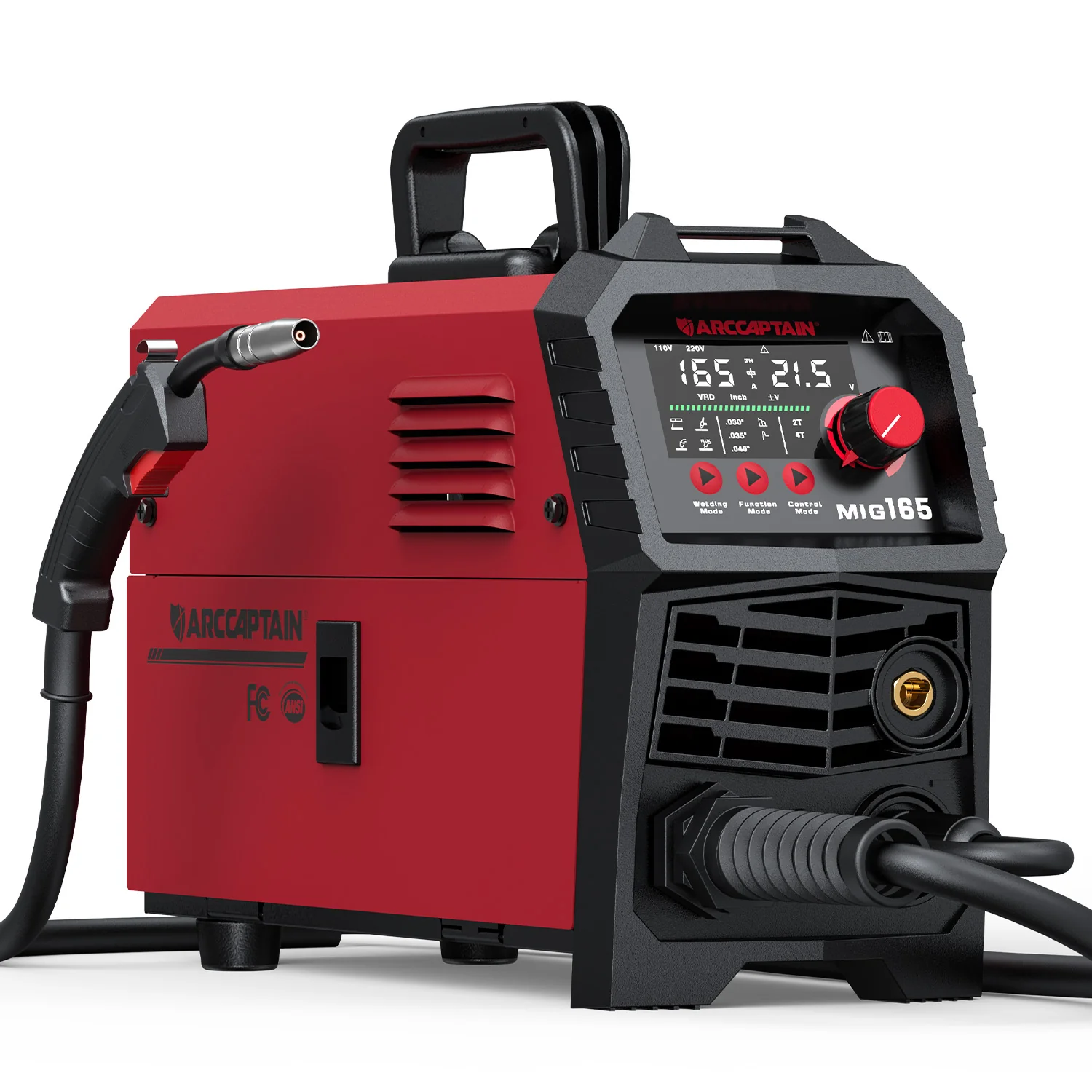 Arccaptain MIG160 4 in 1 Dual Voltage MIG Welder - Image 10