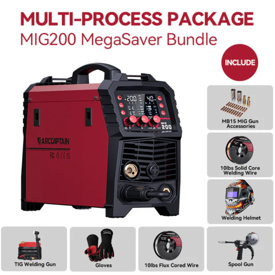 Arccaptain MIG200 Multi Process MIG Welder User-Friendly - Image 14