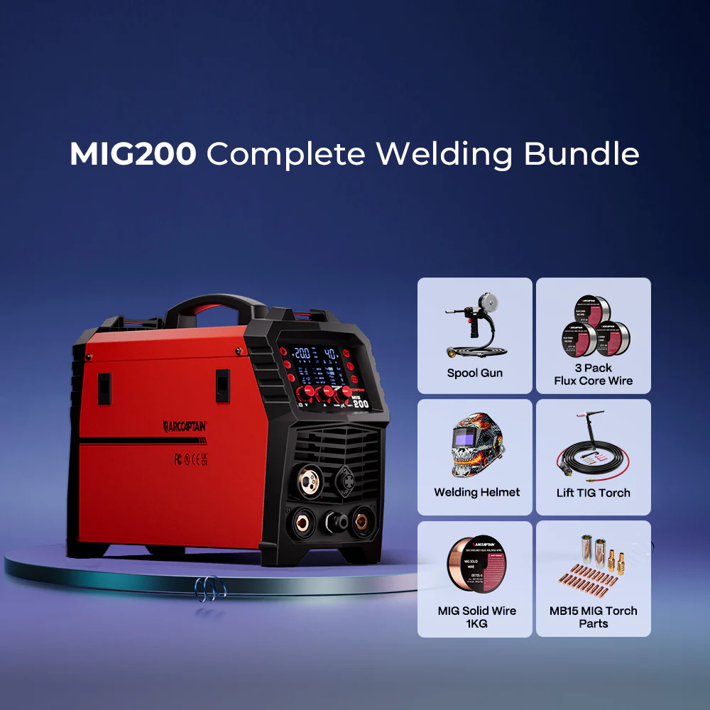 Arccaptain MIG200 Multi Process MIG Welder User-Friendly - Image 16