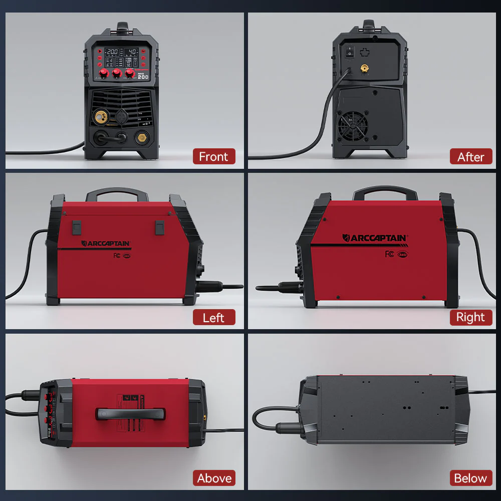 Arccaptain MIG200 Multi Process MIG Welder User-Friendly - Image 3