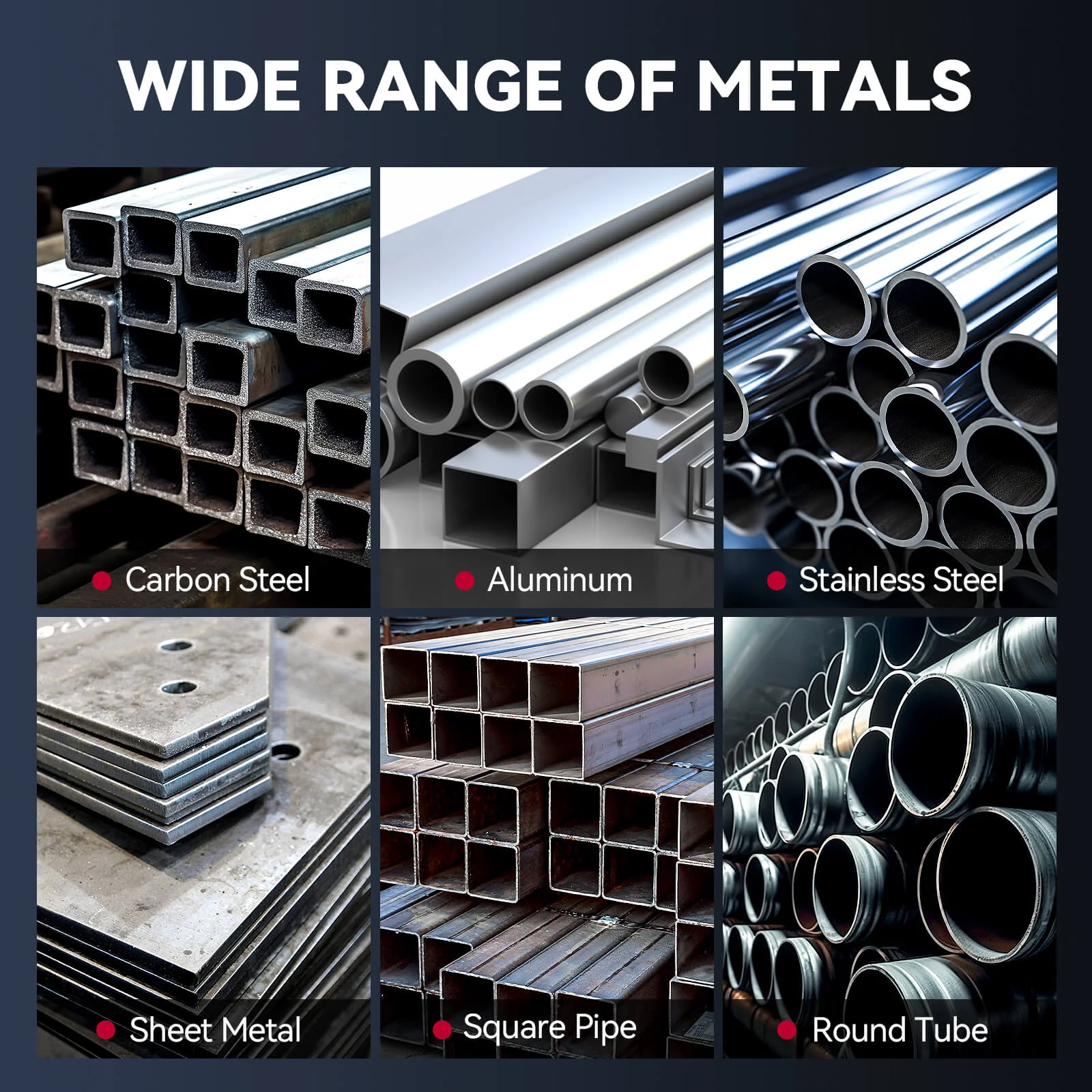 Arccaptain MIG200 Fit Affordable Beginners MIG Welder 200 Amps 6 in 1 - Image 6