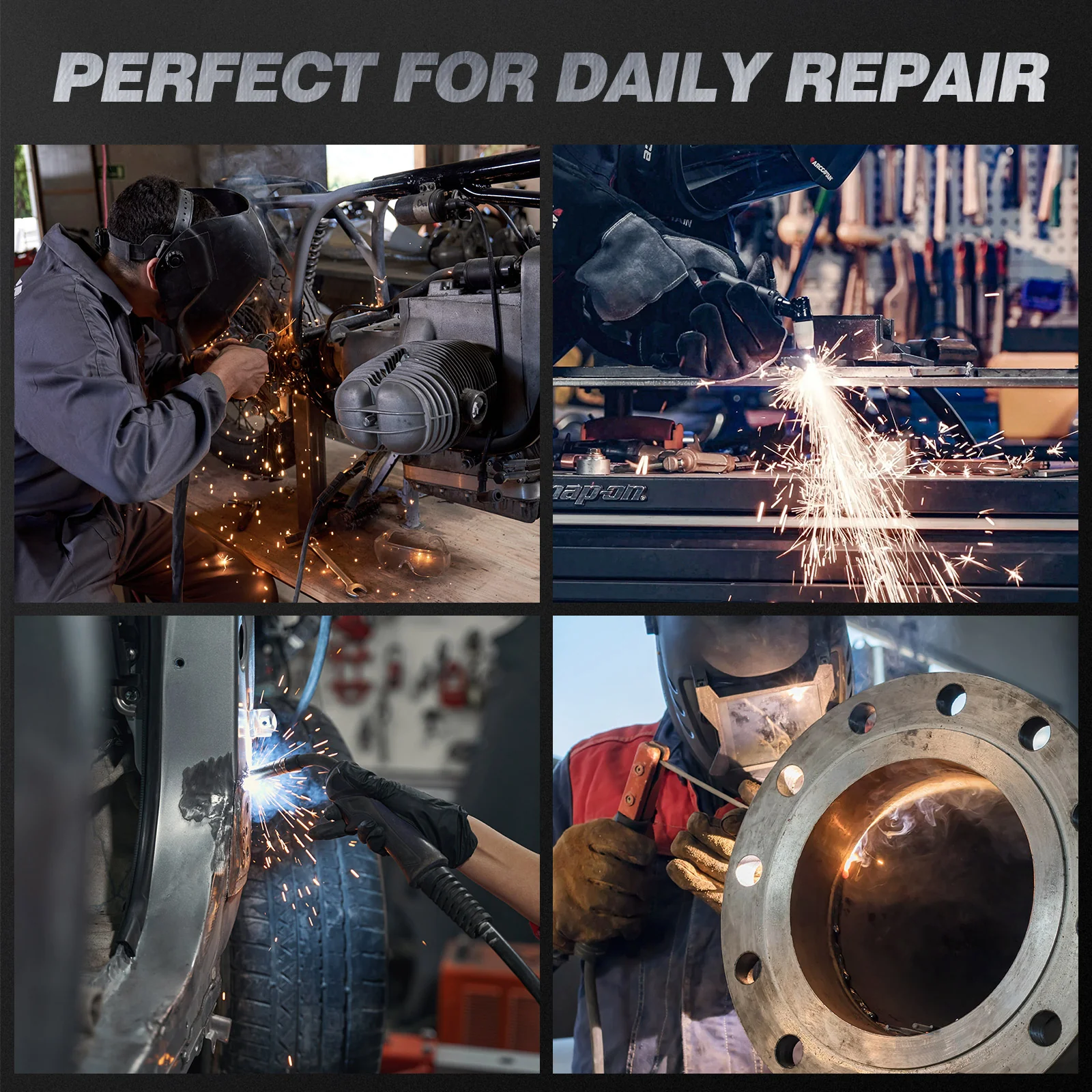 Arccaptain MIG205MP All-in-One Pulse MIG Welder and Cutter Combo - Image 6