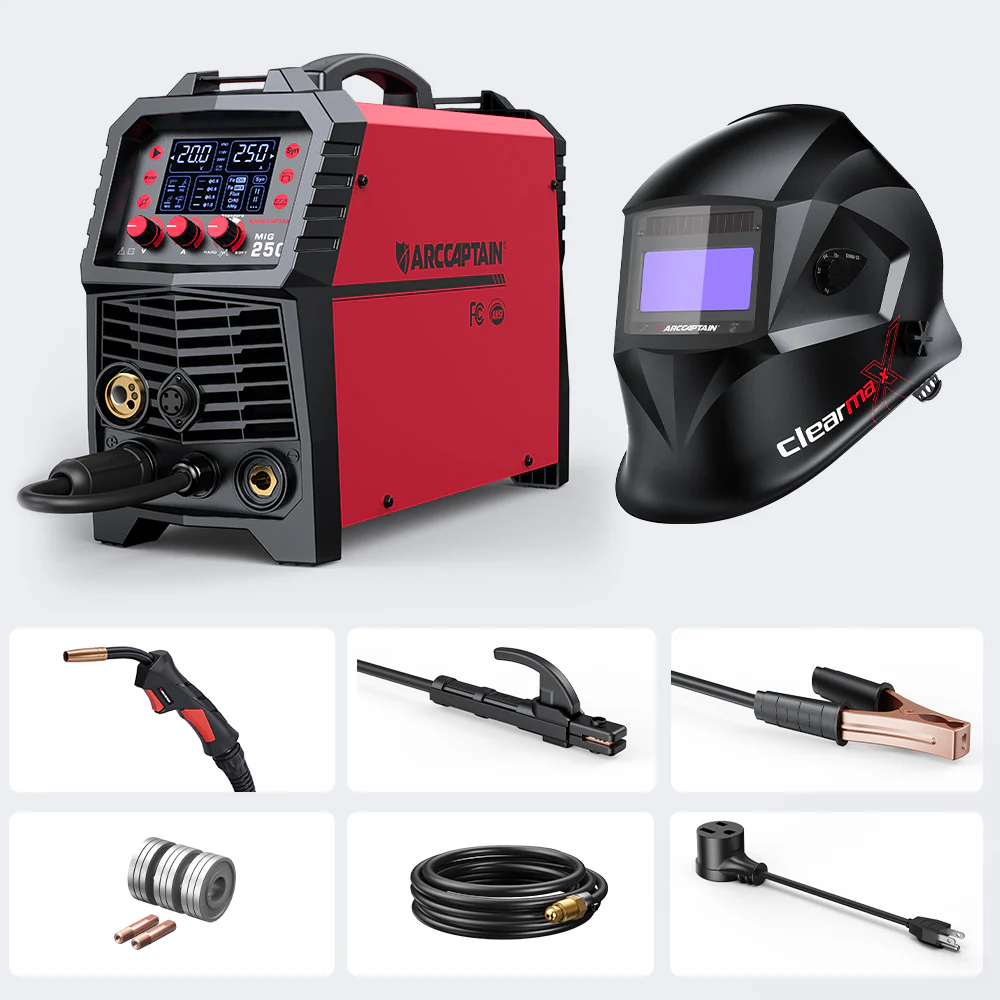 Arccaptain MIG250 Multi Process Welder 250 Amps MIG Welder - Image 12