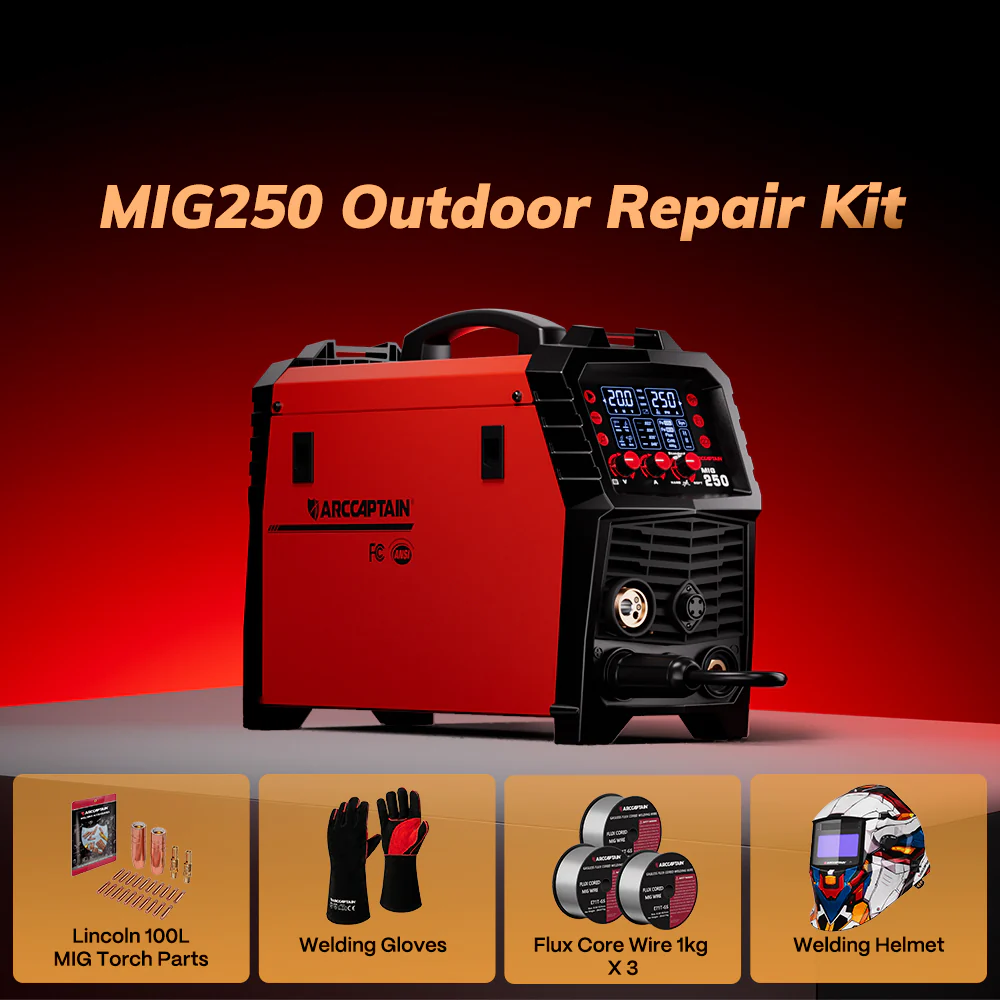 Arccaptain MIG250 Multi Process Welder 250 Amps MIG Welder - Image 13