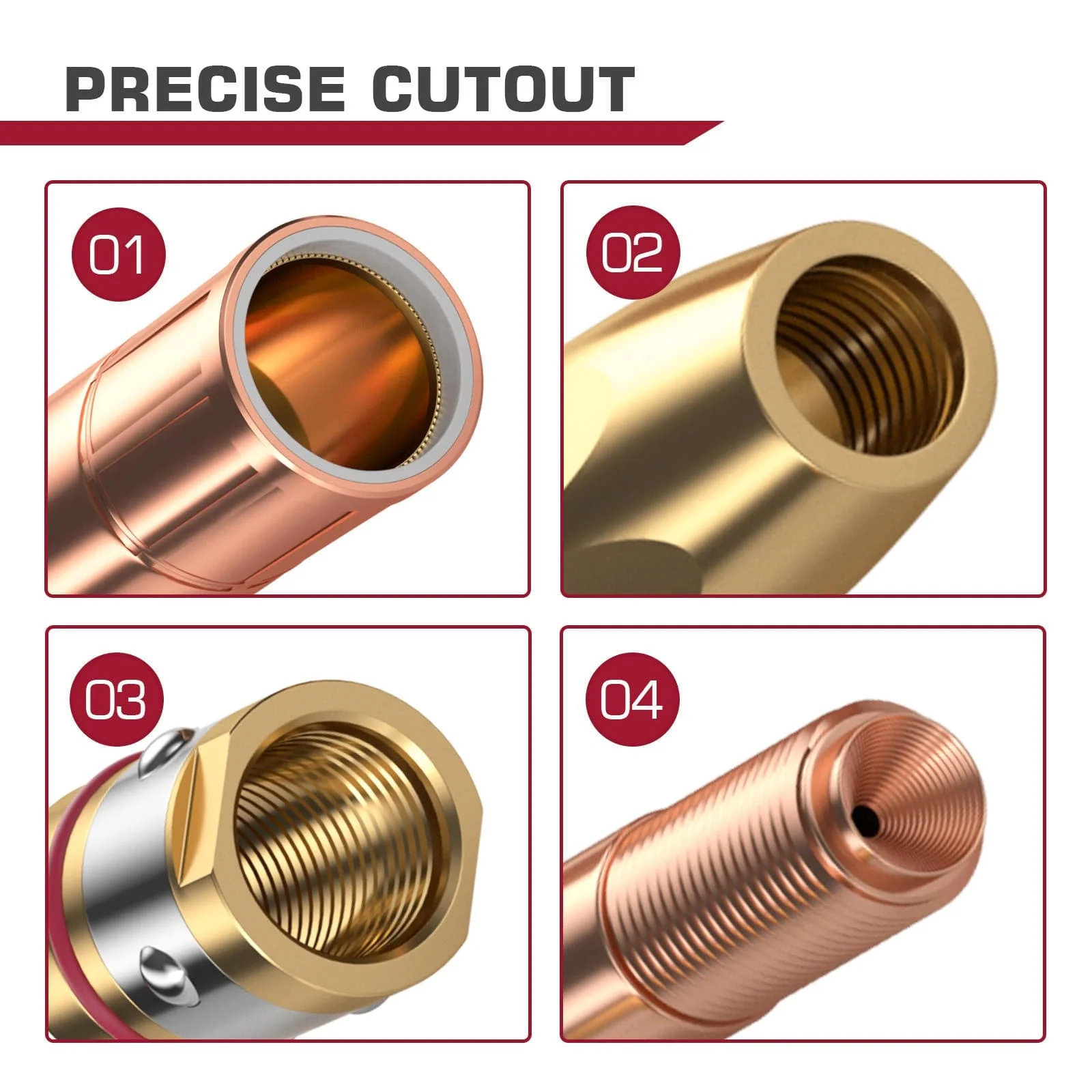 Miller M25 MIG Gun Replacement Parts MIG Gun Consumables Kit - Image 5