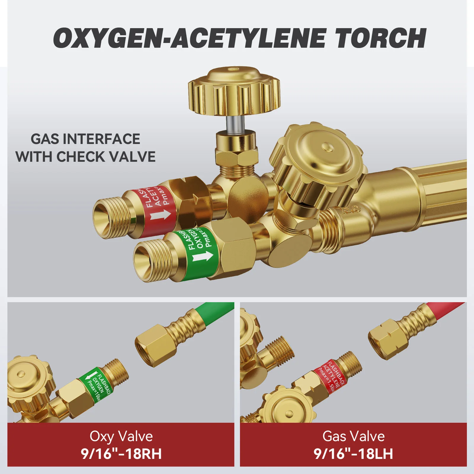 Arccaptain Oxy Acetylene Cutting Torch AR-CT120 - Image 4