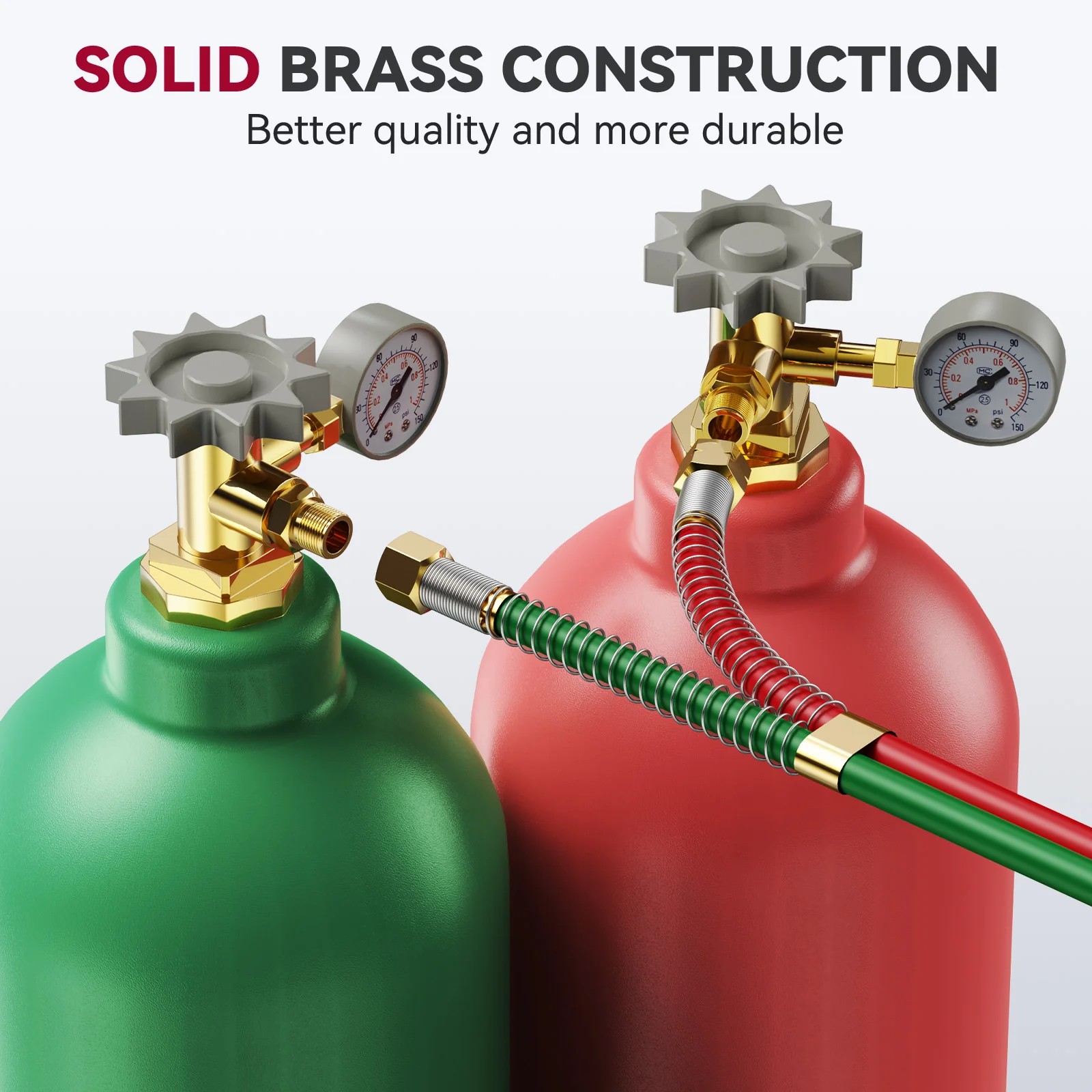 50FT Oxy Acetylene Twin Hose for Welding and Cutting Torch - Image 5