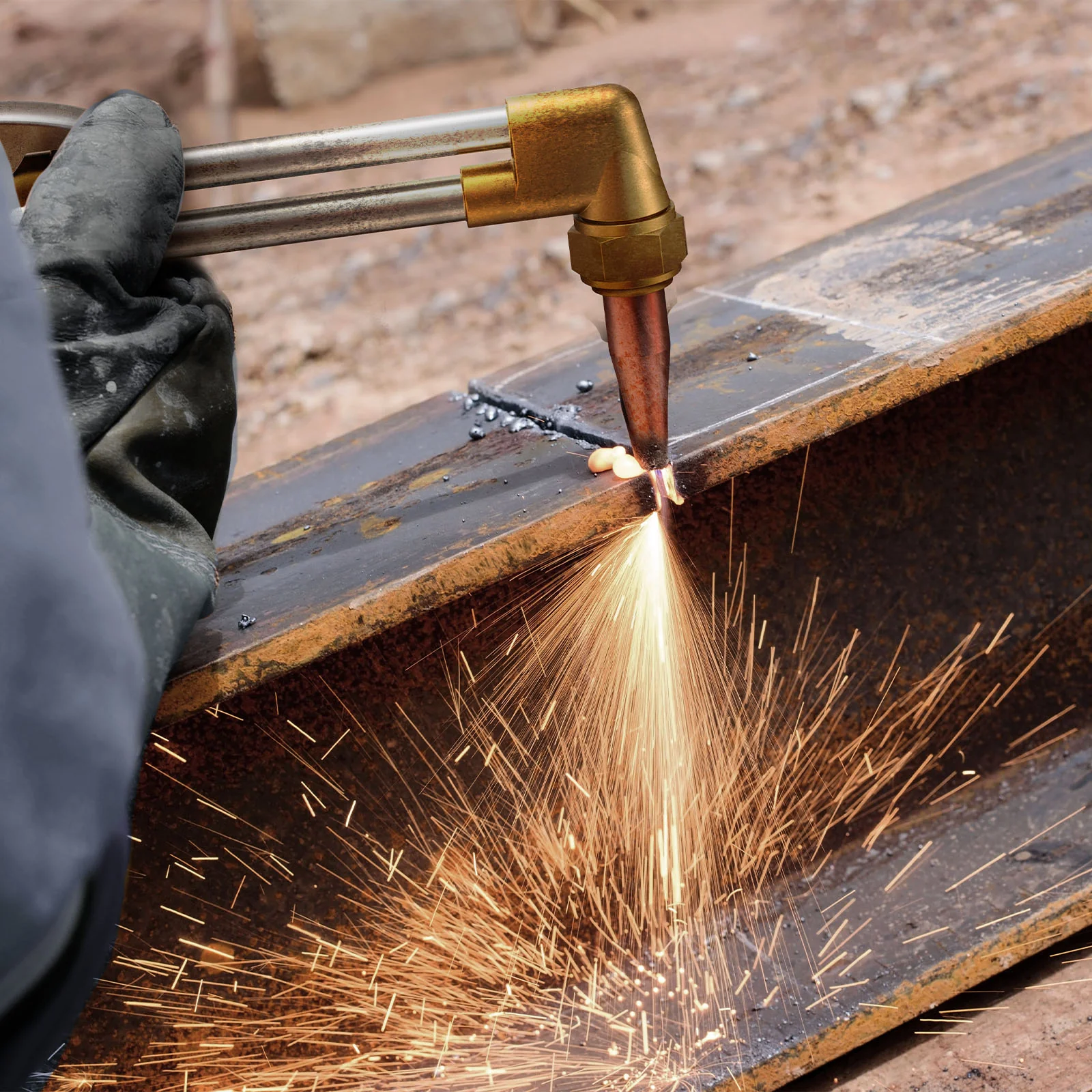 Oxygen Acetylene Cutting Welding Torch Kit with Hose AR-CT120Pro - Image 6