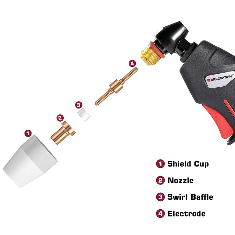 PT31 Plasma Cutter Consumables Kits Fit CUT50 - Image 7