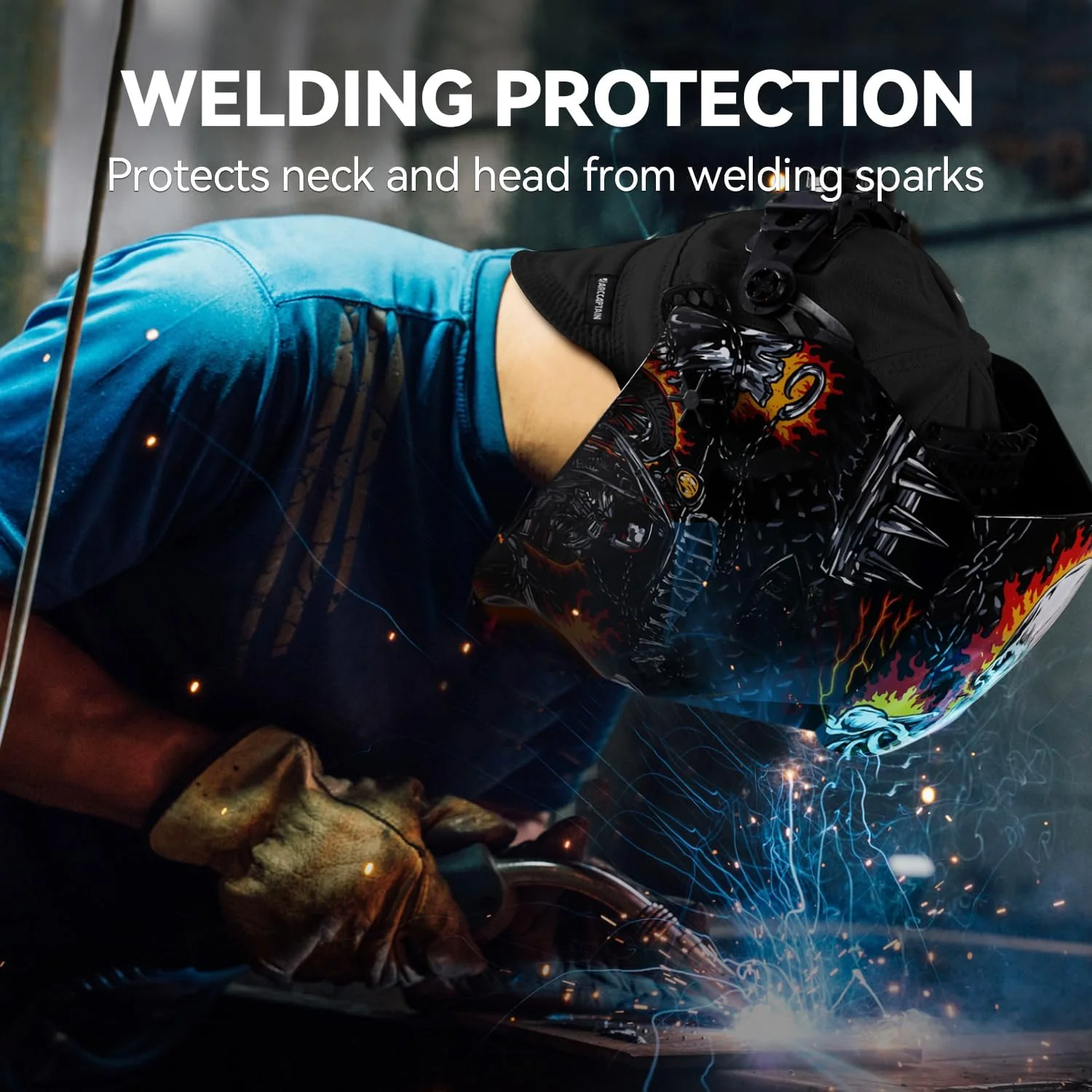 Arccaptain Welding Cap and Skull Welding Helmet Kit - Image 3