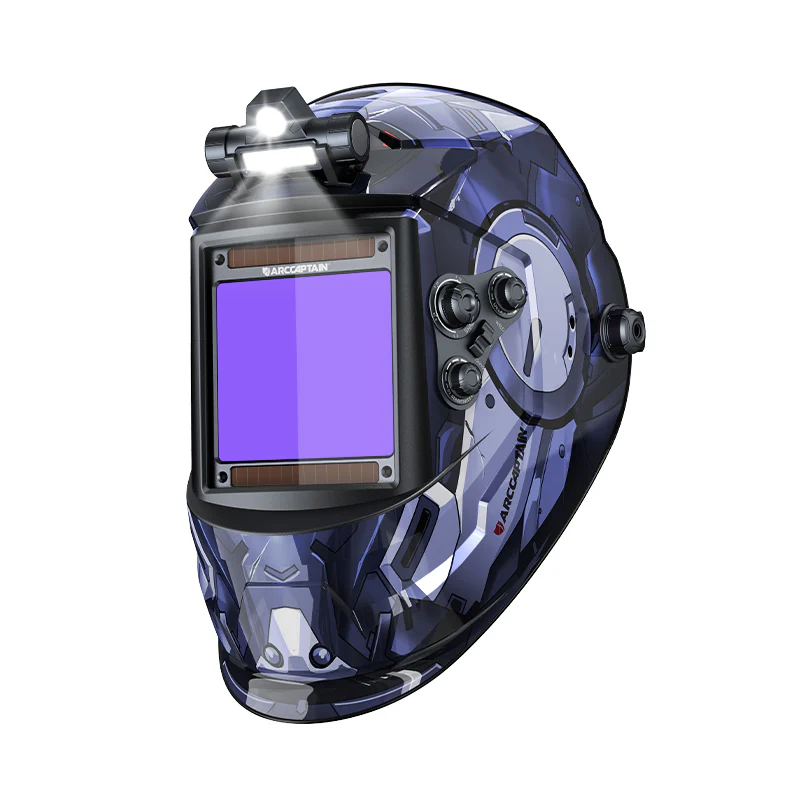 Auto Dark True Color Welding Helmet with LED Light CozyCraft X200 - Image 3