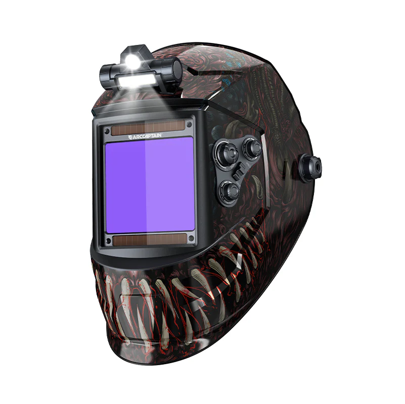 Auto Dark True Color Welding Helmet with LED Light CozyCraft X200 - Image 4