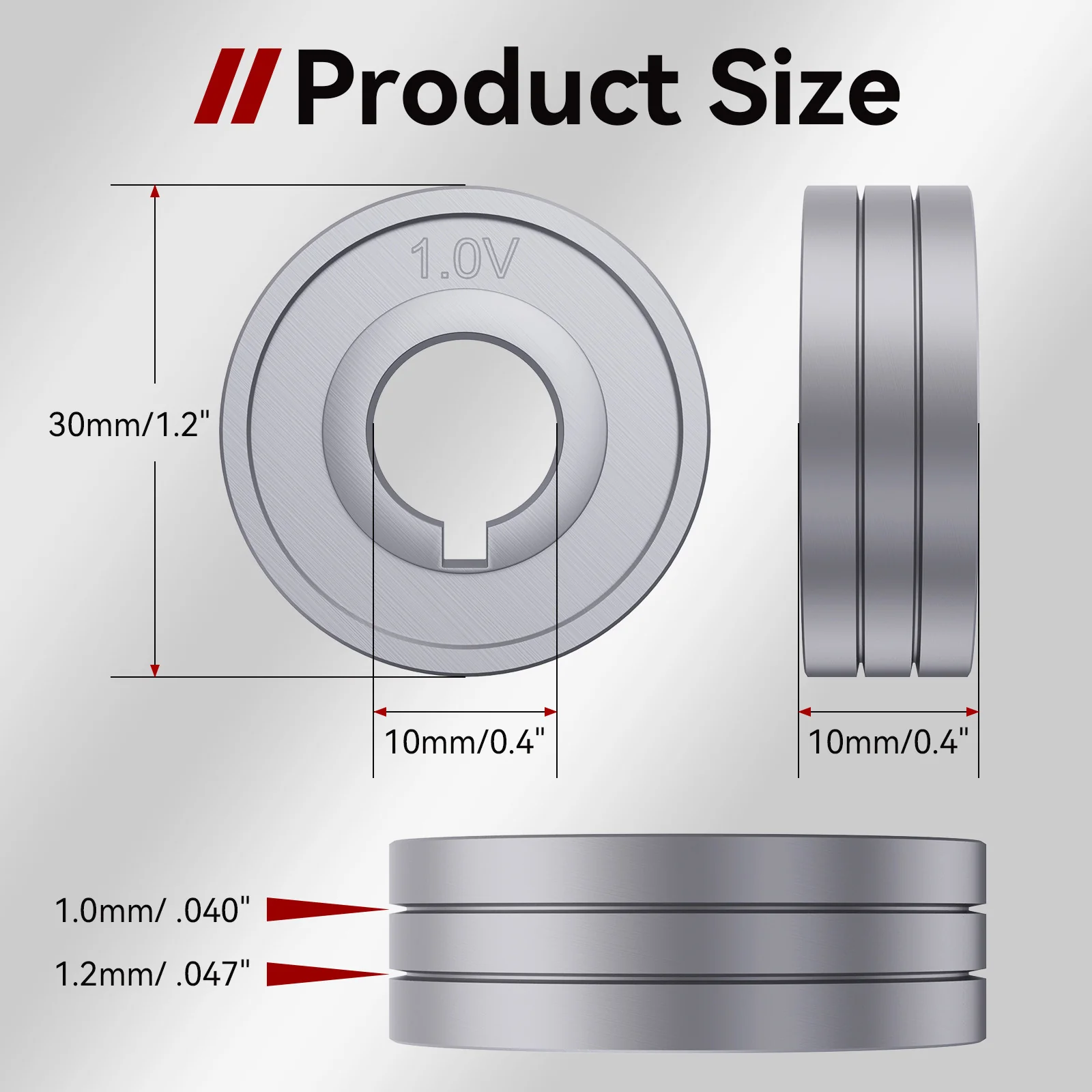 ARCCAPTAIN Wire Feeding Wheel for MIG Welding Machine - Image 4