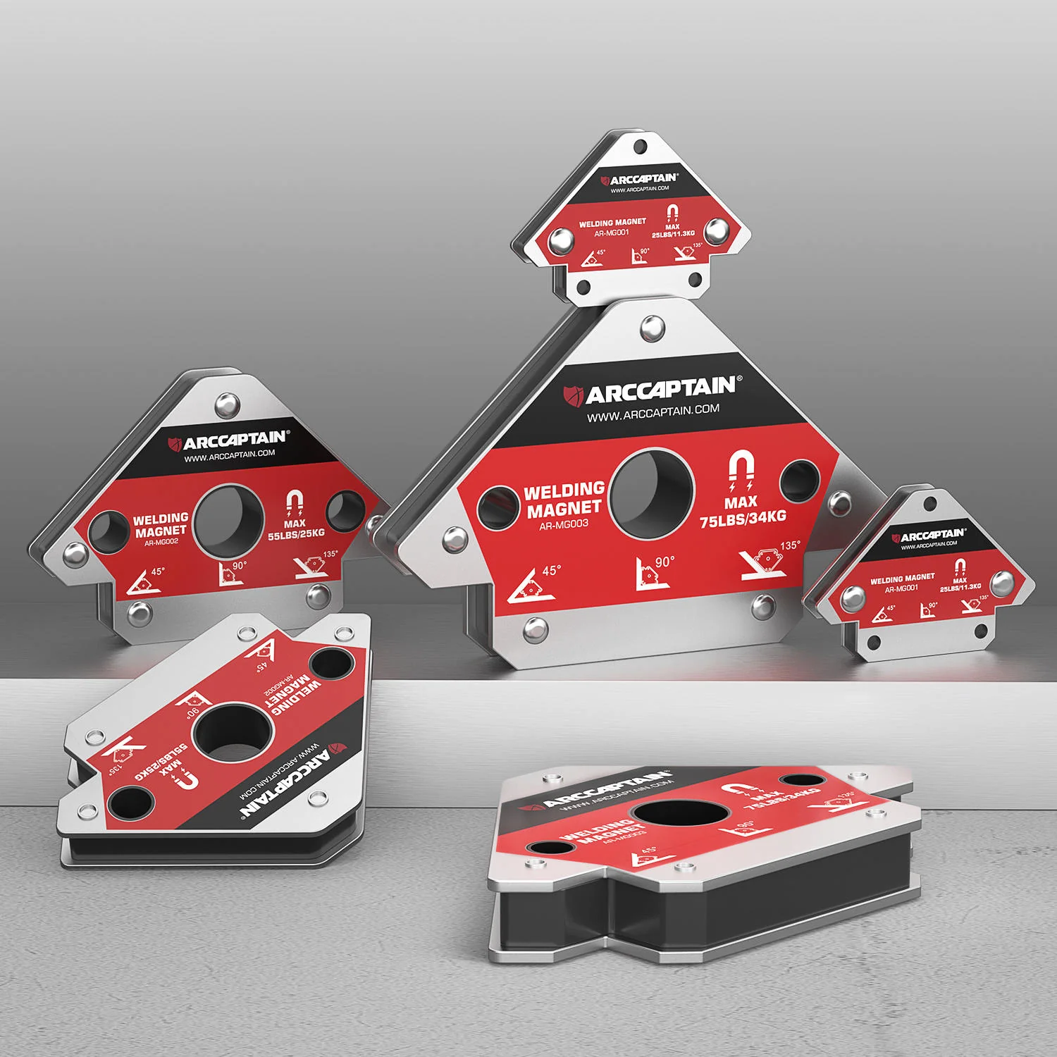 Arccaptain Welding Magnet Combination Set - Image 5