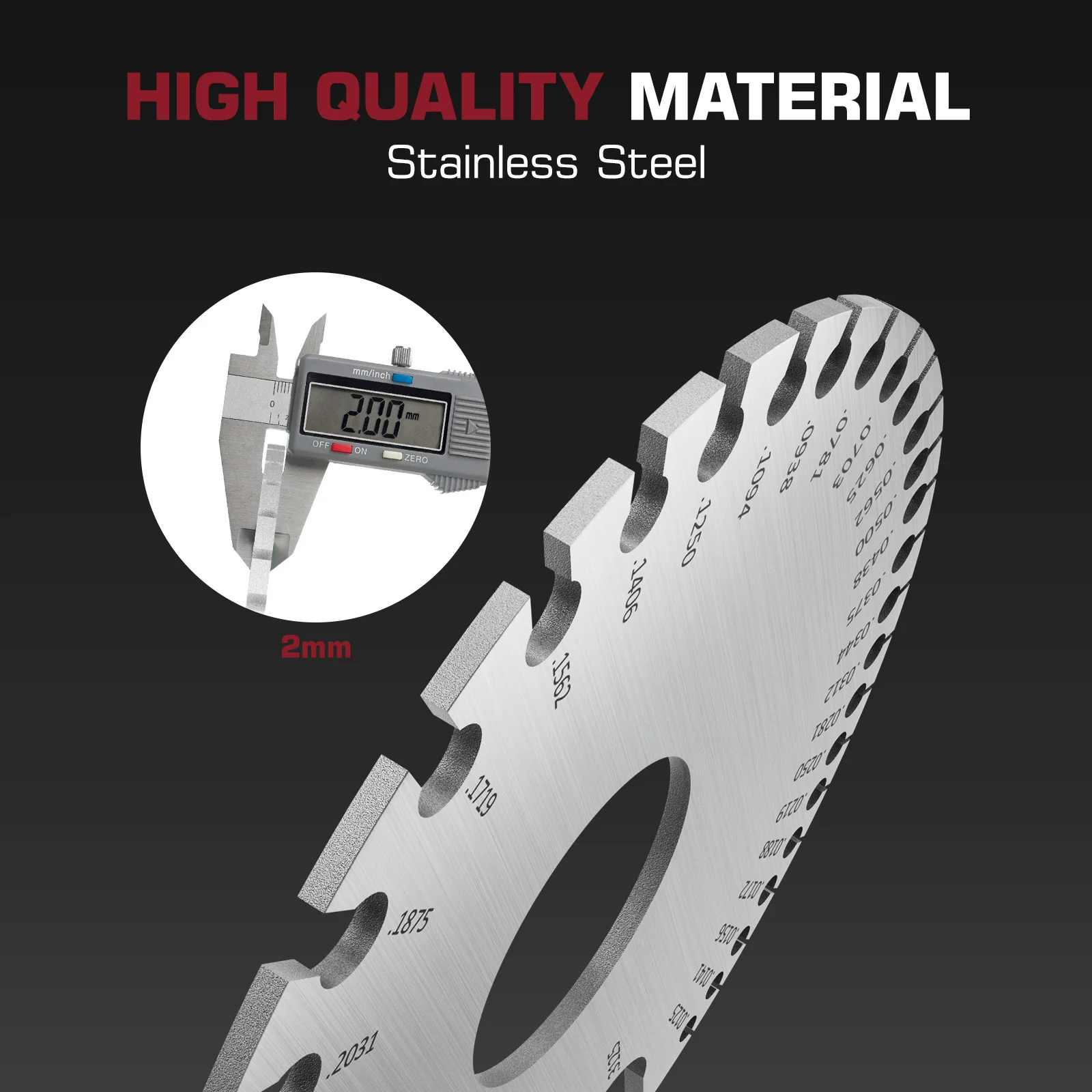 Arccaptain Wire Gauge Measuring Tool Metal Gauge - Image 7